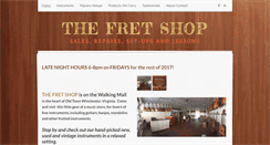 Desktop Screenshot of fretshopva.com